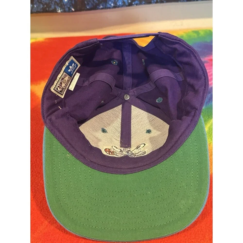 Vintage Adidas Charlotte Hornets SnapBack Hat‎ Youth Size